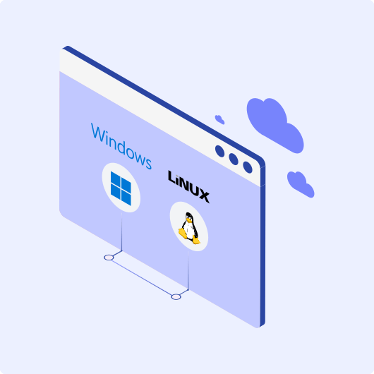 Illustrazione VPS Cloud